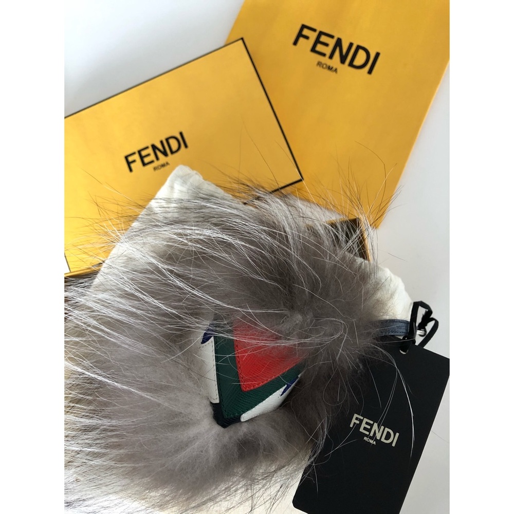 Fendi Monster Fox Fur Keycharm
